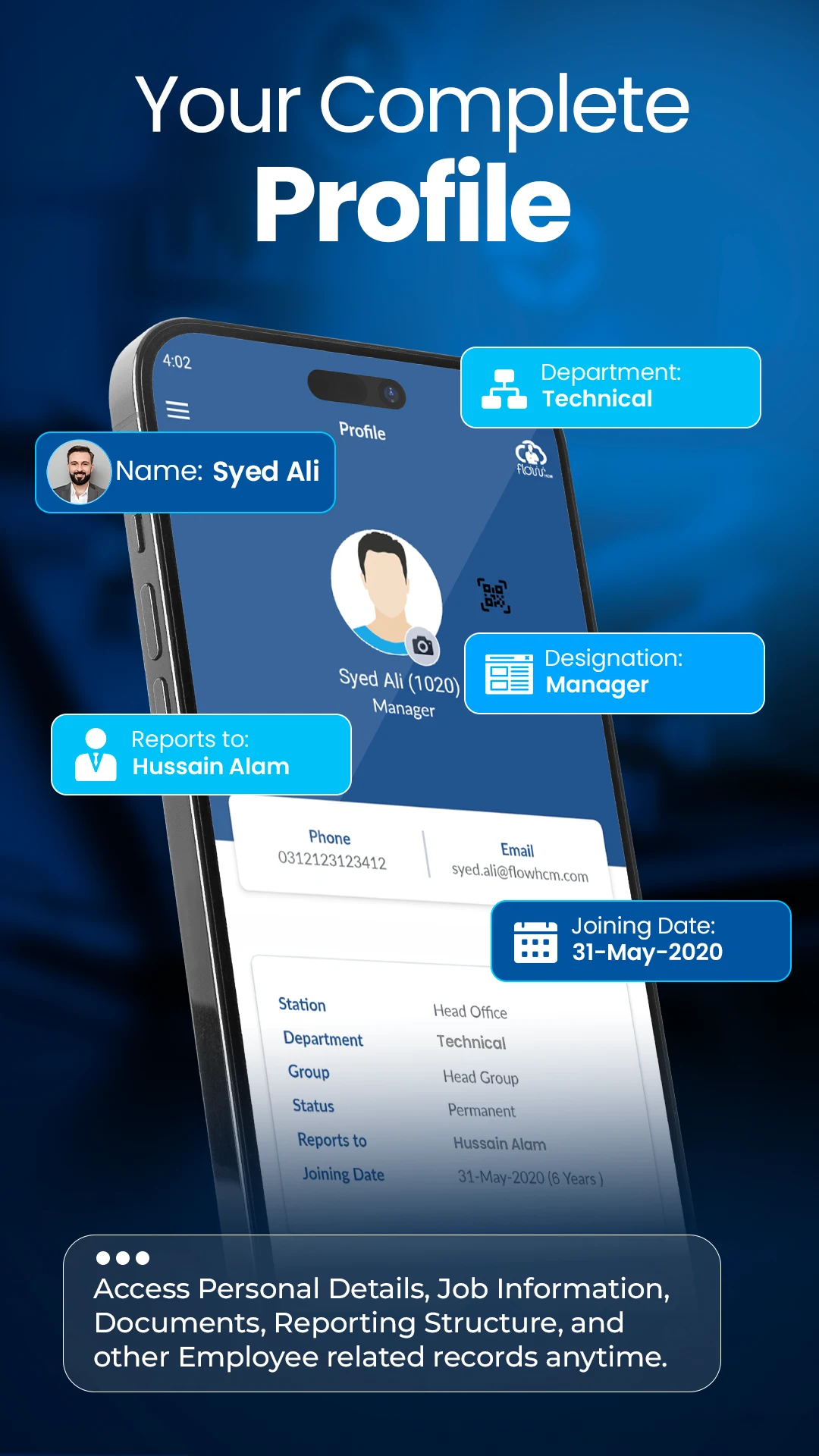 FlowHCM A complete HR solution screenshot